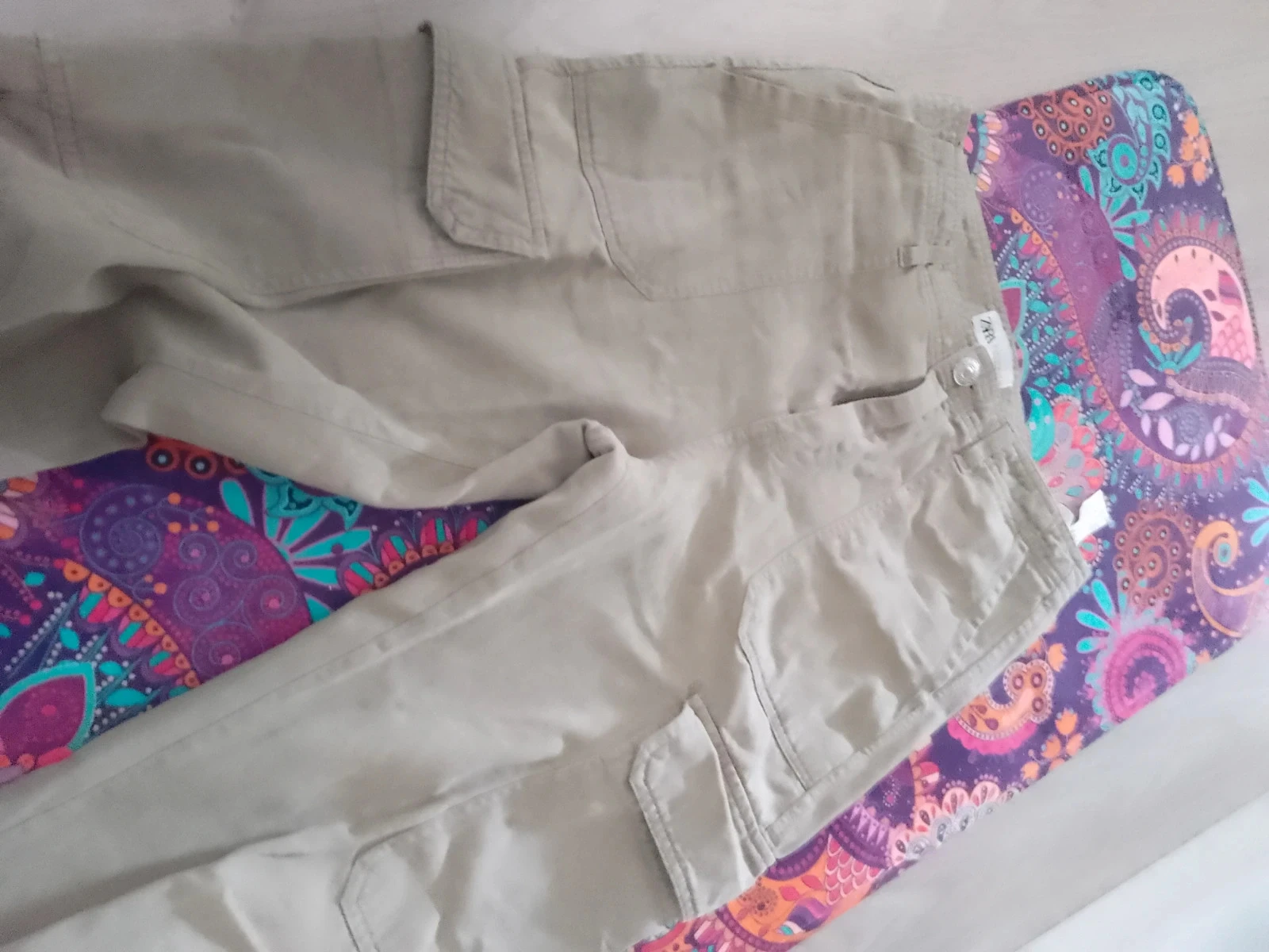 Pantalón cargo Zara 34 de algodón – photo 3